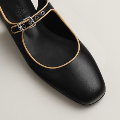 エレガントな足元☆【HERMES】バレエシューズクレオ Hバックル 251148Z 02_above_wm_6